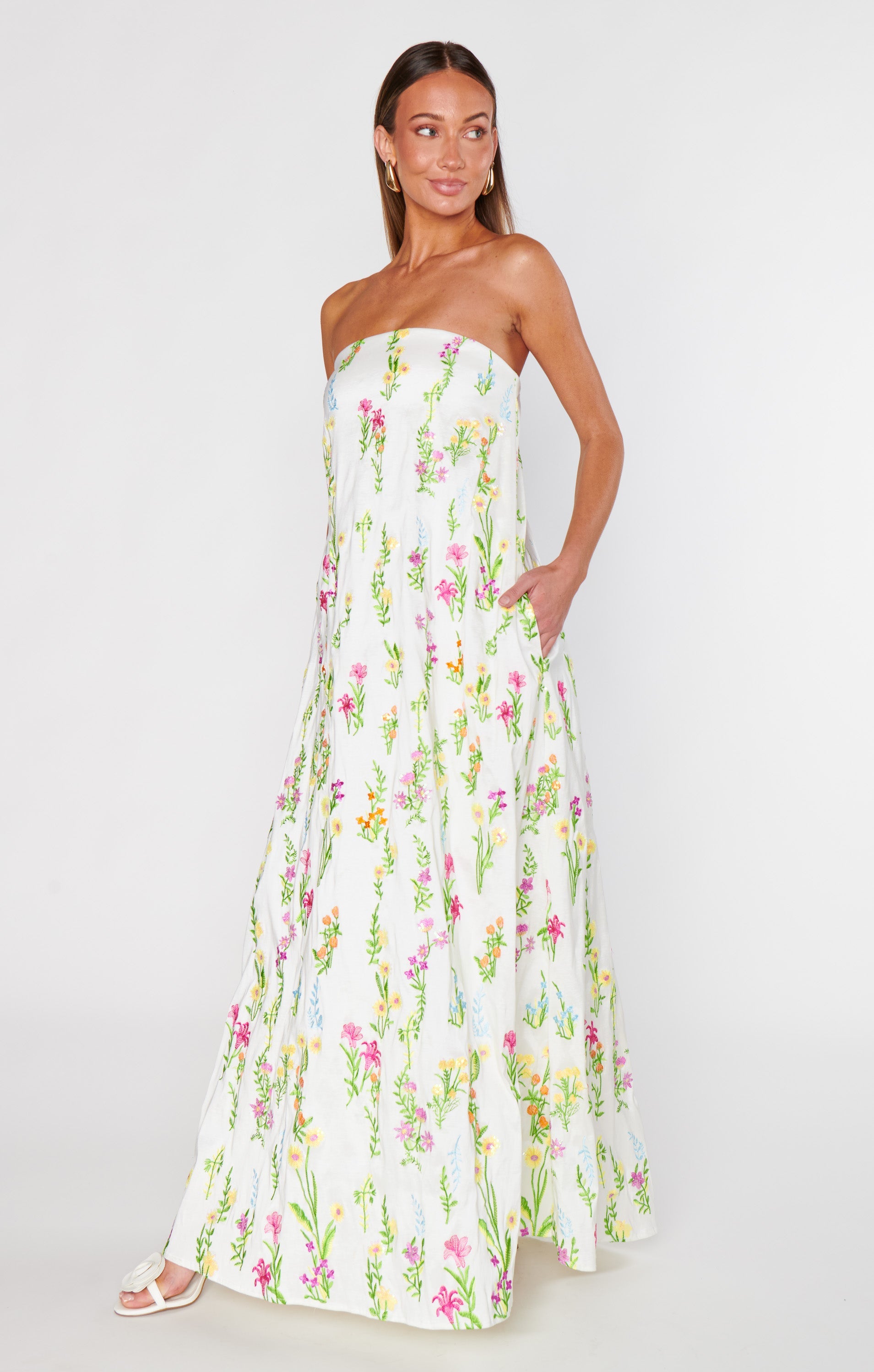 Riley Maxi Dress ~ Ethereal Sequins