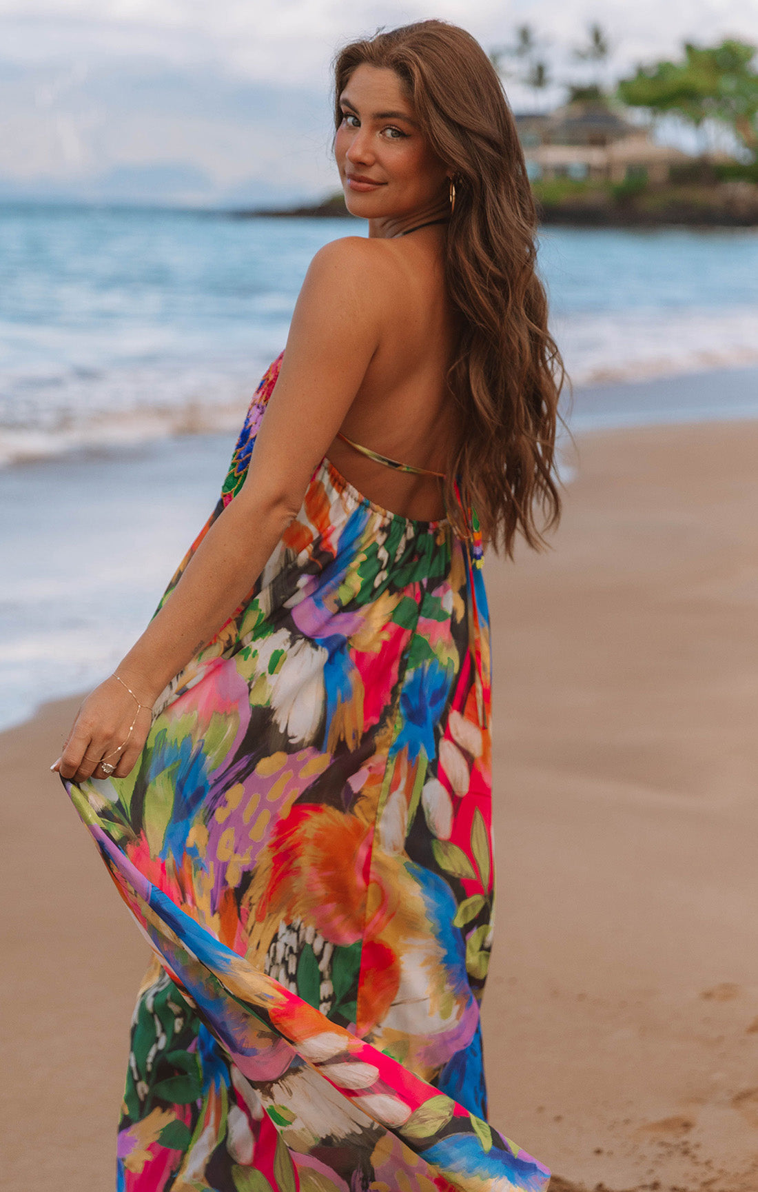 Valentina Maxi Dress ~ Midnight in Rio