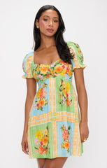 Annabelle Mini Dress ~ Country Bouquet