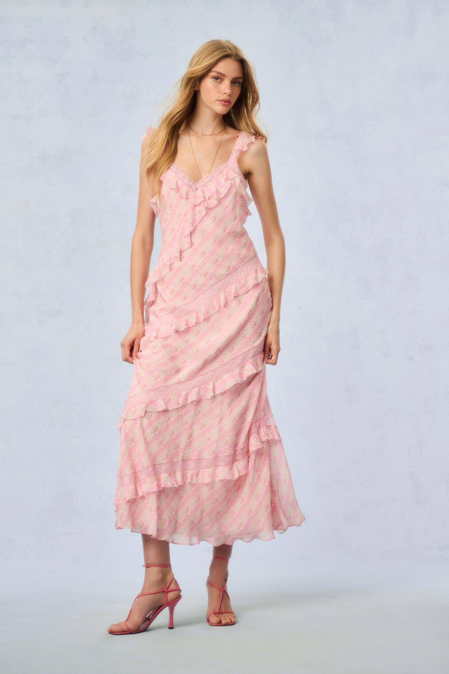 Radiance Heirloom Print Maxi Dress
