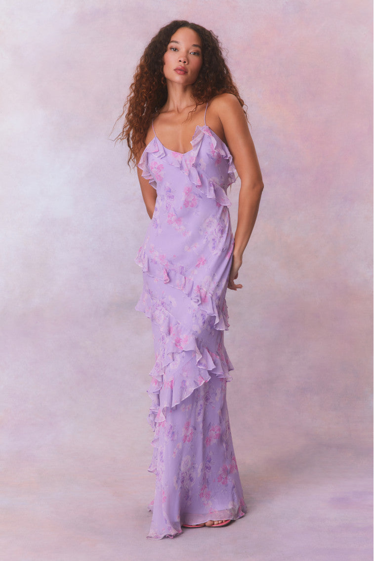 Rialto Heirloom Print Maxi Dress
