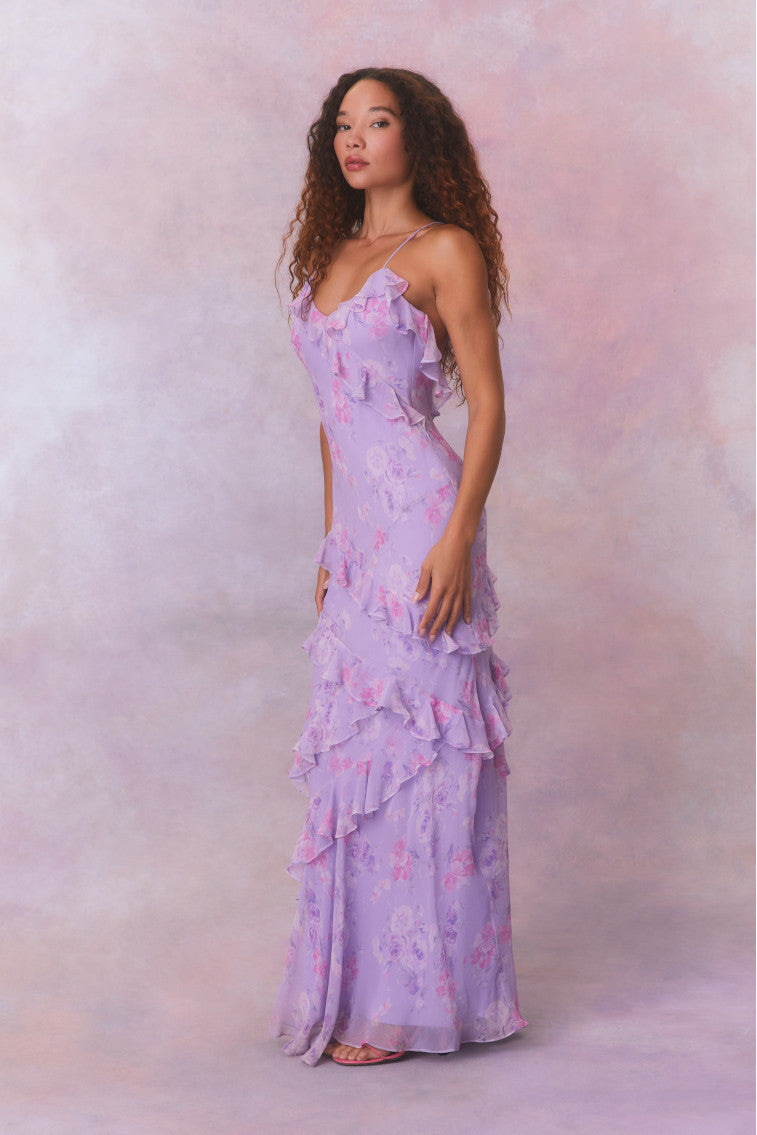 Rialto Heirloom Print Maxi Dress