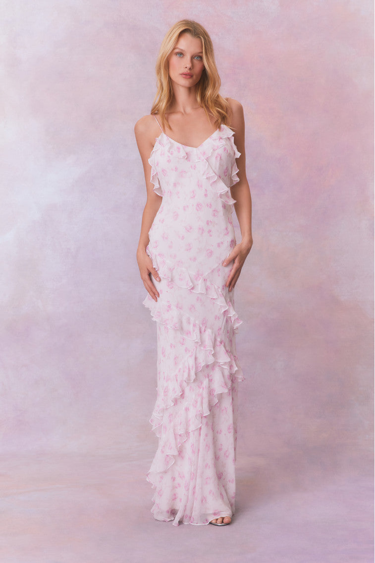 Rialto Heirloom Print Maxi Dress