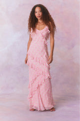 Rialto Heirloom Print Maxi Dress