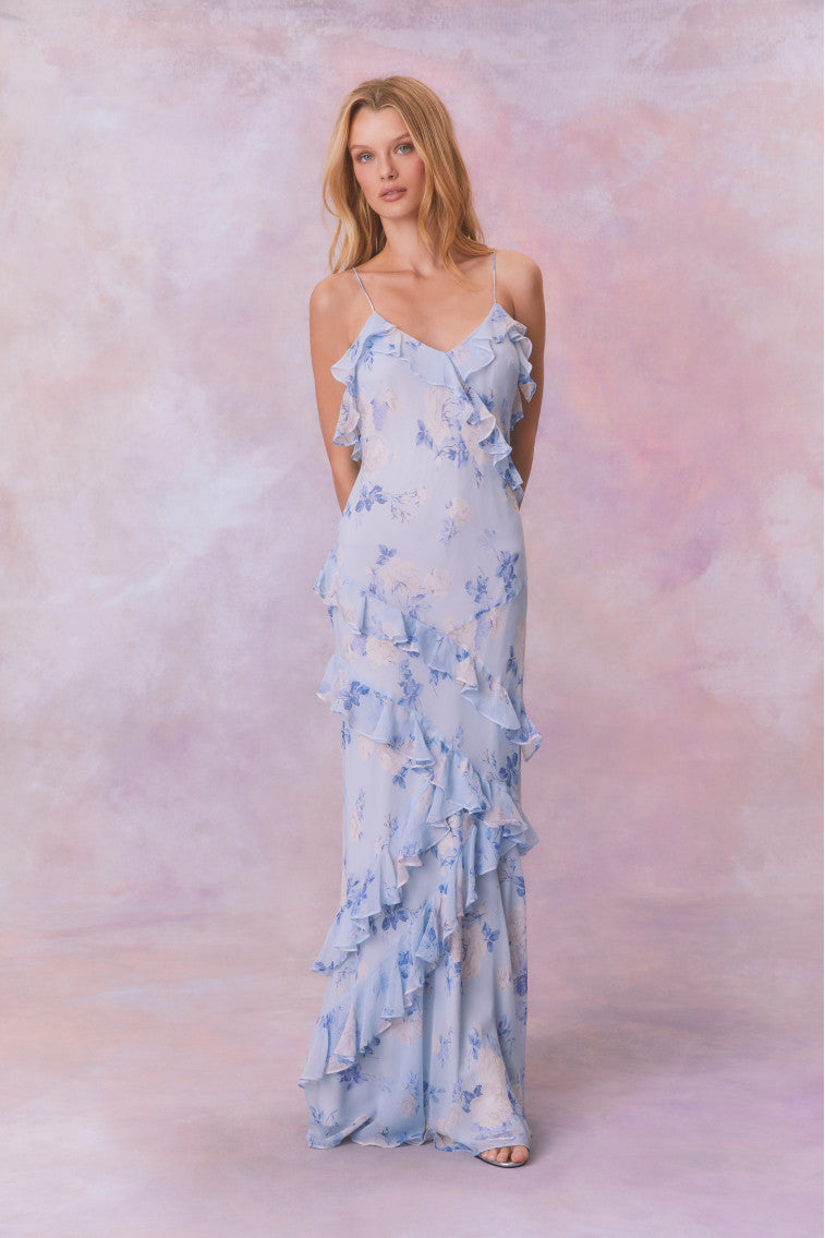 Rialto Heirloom Print Maxi Dress