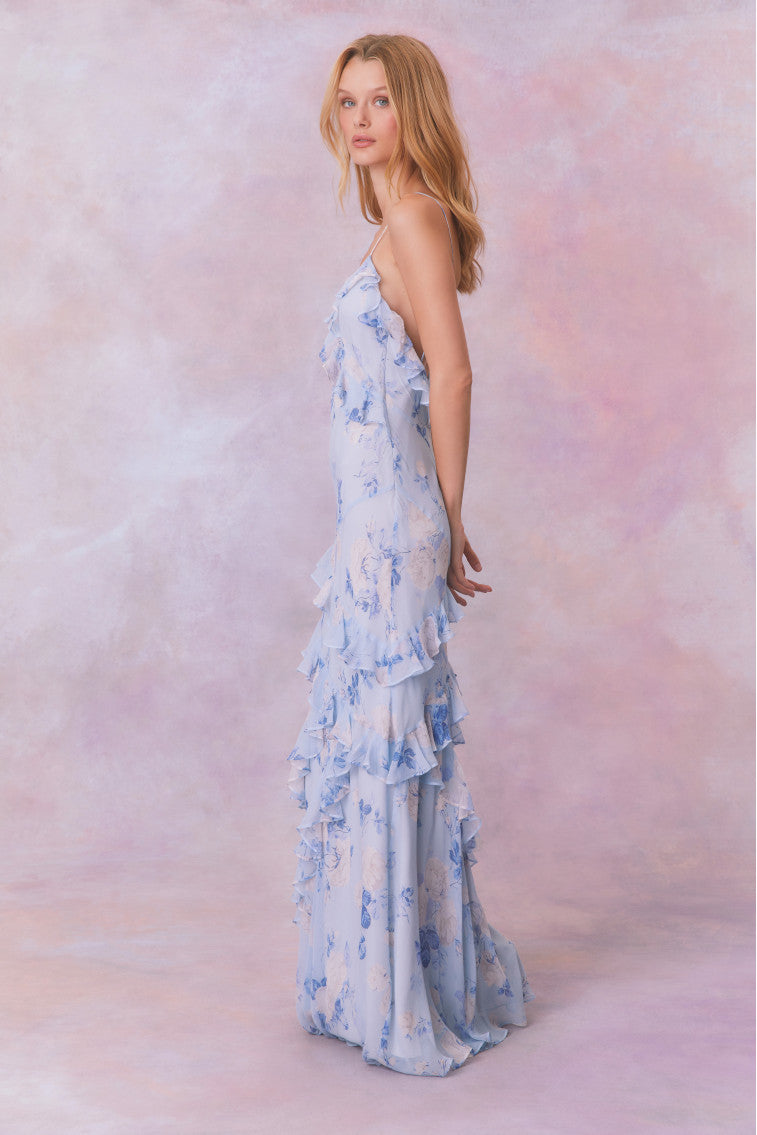 Rialto Heirloom Print Maxi Dress