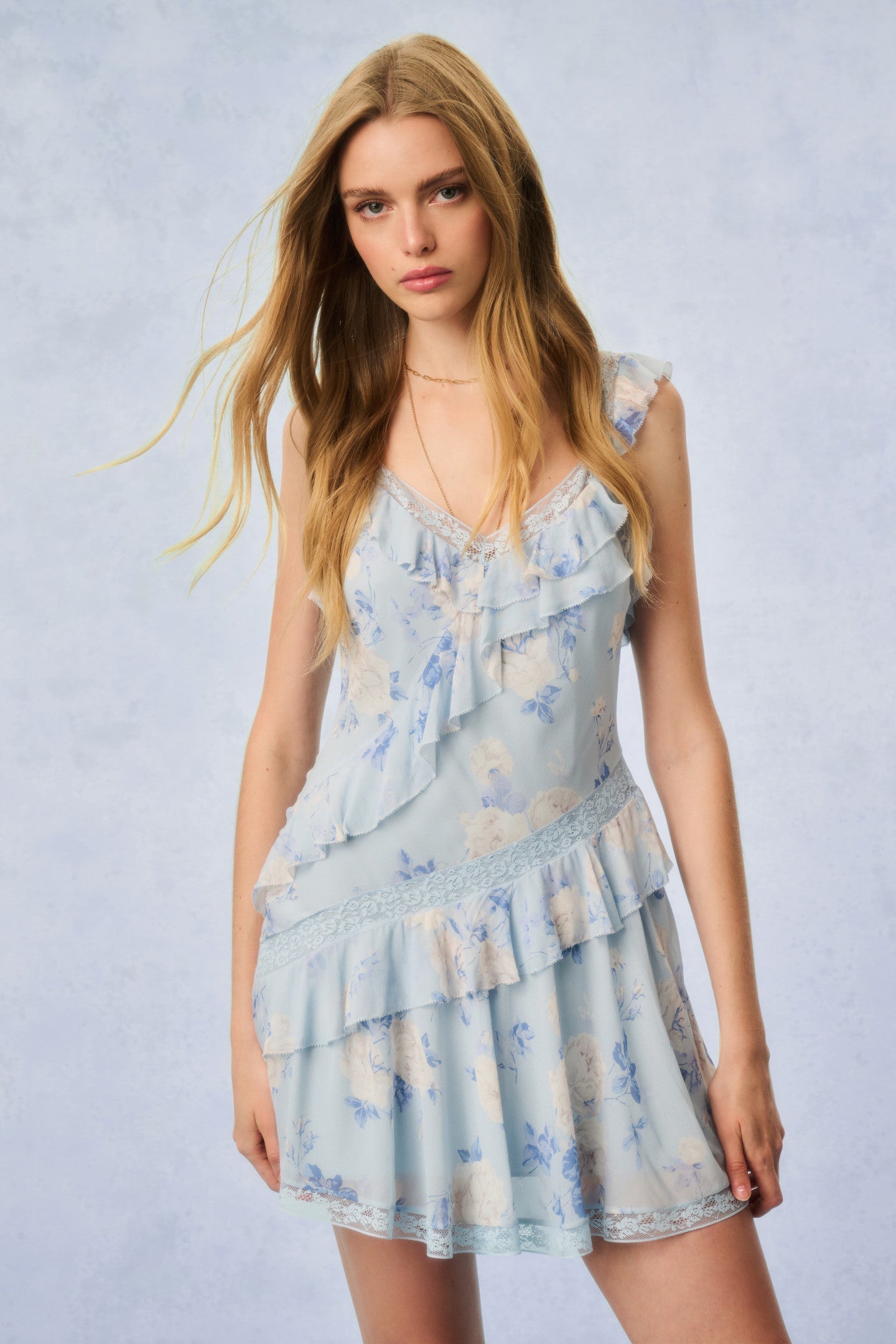 Serima Heirloom Print Mini Dress